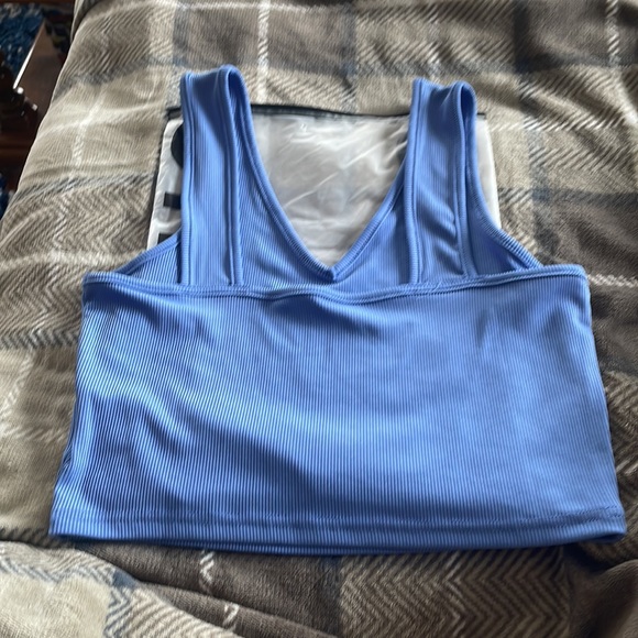 Brand new Baby blue crop top. - Picture 2 of 5